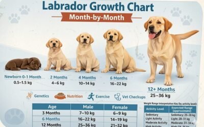Labrador Growth Chart (Month-by-Month)