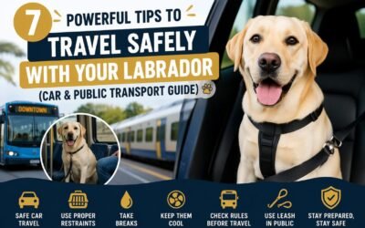  7 Powerful Tips to Travel Safely with Your Labrador (Car & Public Transport Guide)